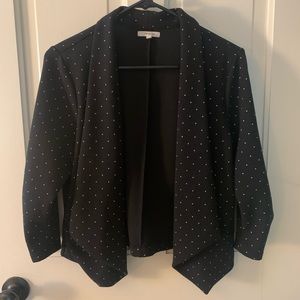 Maurices Black Polka Dot blazer